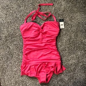 NWT Pink One Piece Ralph Lauren Swim Suit